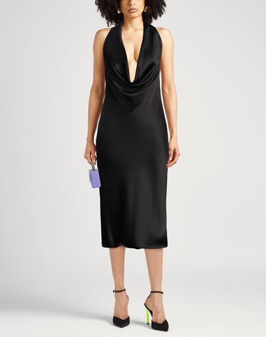 Norma Kamali Woman Midi dress Black Size 0 Polyester