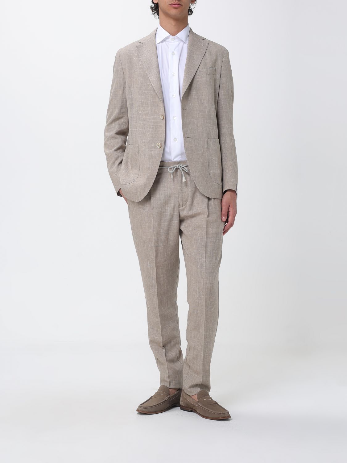 Suit Men color Beige
