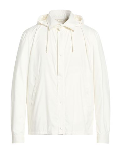 Man Jacket White Size 40 Polyester