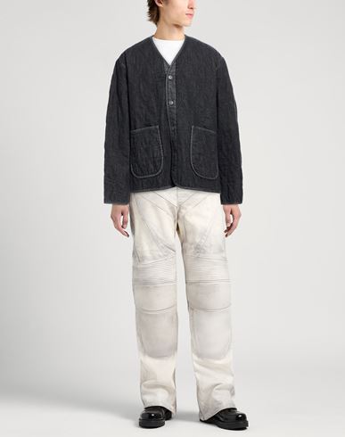 Man Denim outerwear Black Size XL Cotton, Hemp