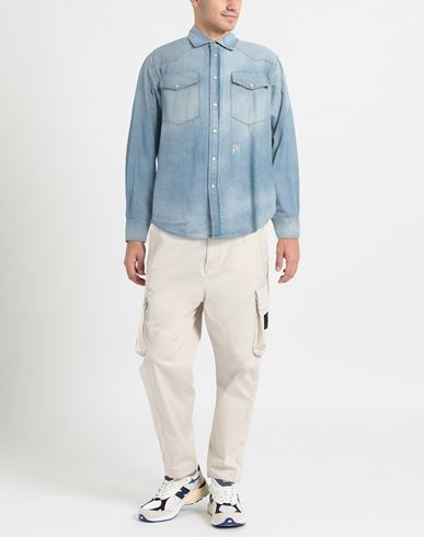 Man Denim shirt Blue