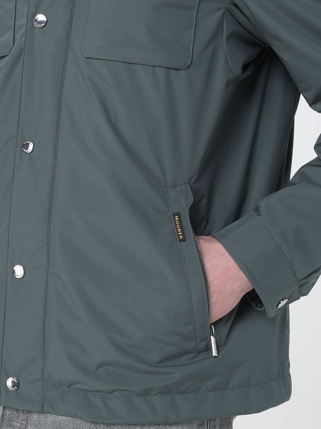 Jacket Men color Green