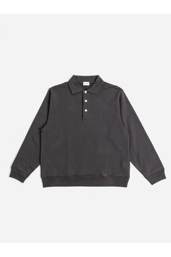 Flex Polo Sweat Sweatshirt — Black