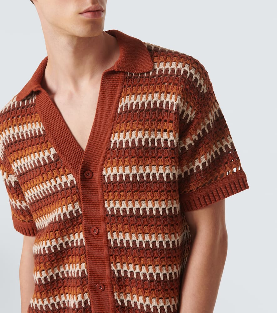 Pinto crochet cotton shirt