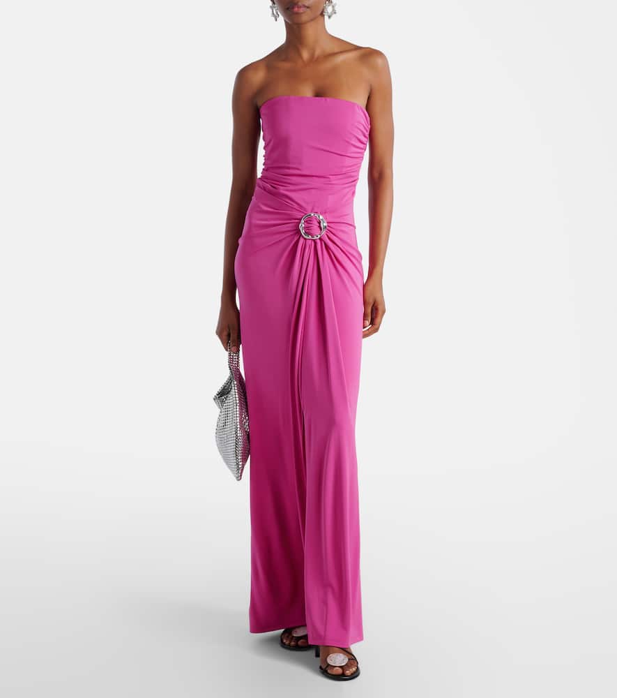 Emma gathered jersey maxi dress