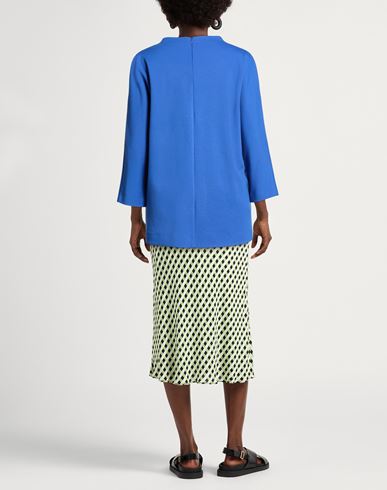 Woman Top Blue Size 6 Viscose, Polyamide, Elastane