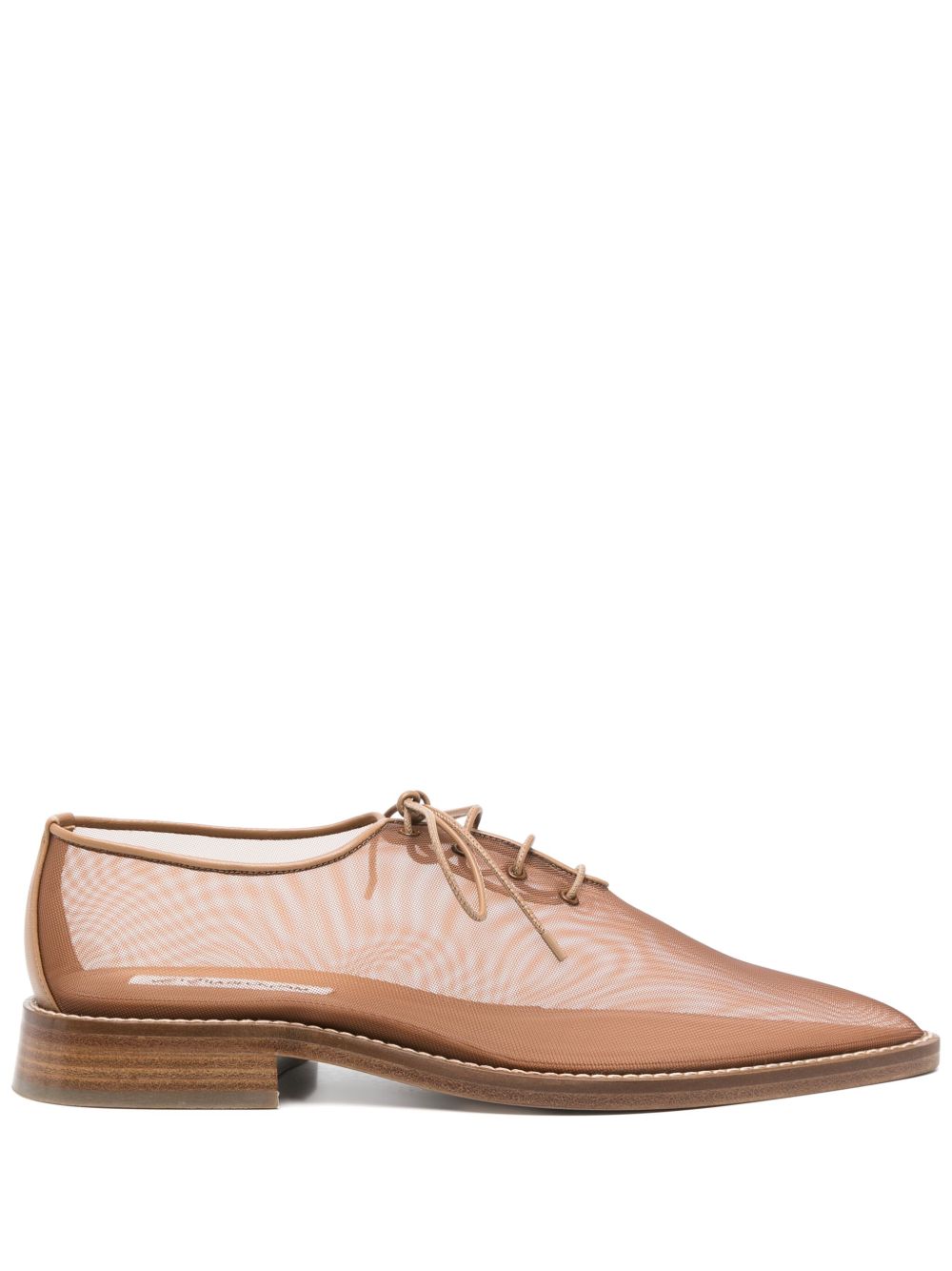 Mesh oxford shoes - Brown