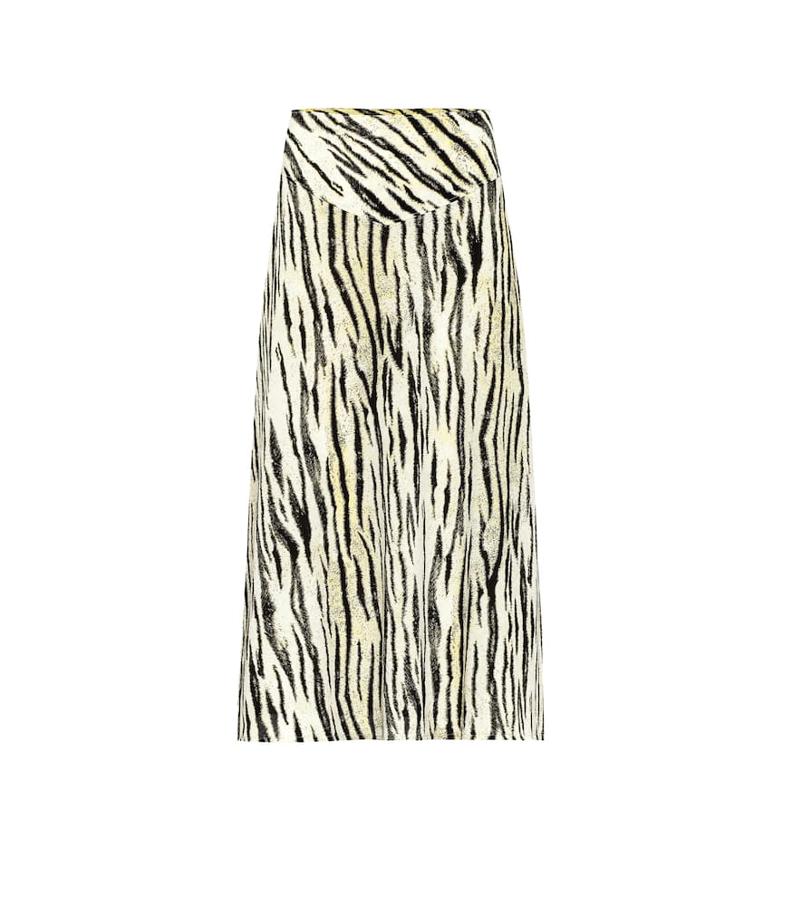 Baum und Pferdgarten Senga tiger-print midi skirt