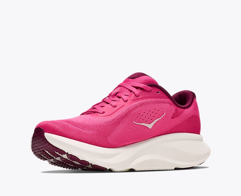 HOKA Women's Rincon 5 Shoes in Pink Punch/Alabaster