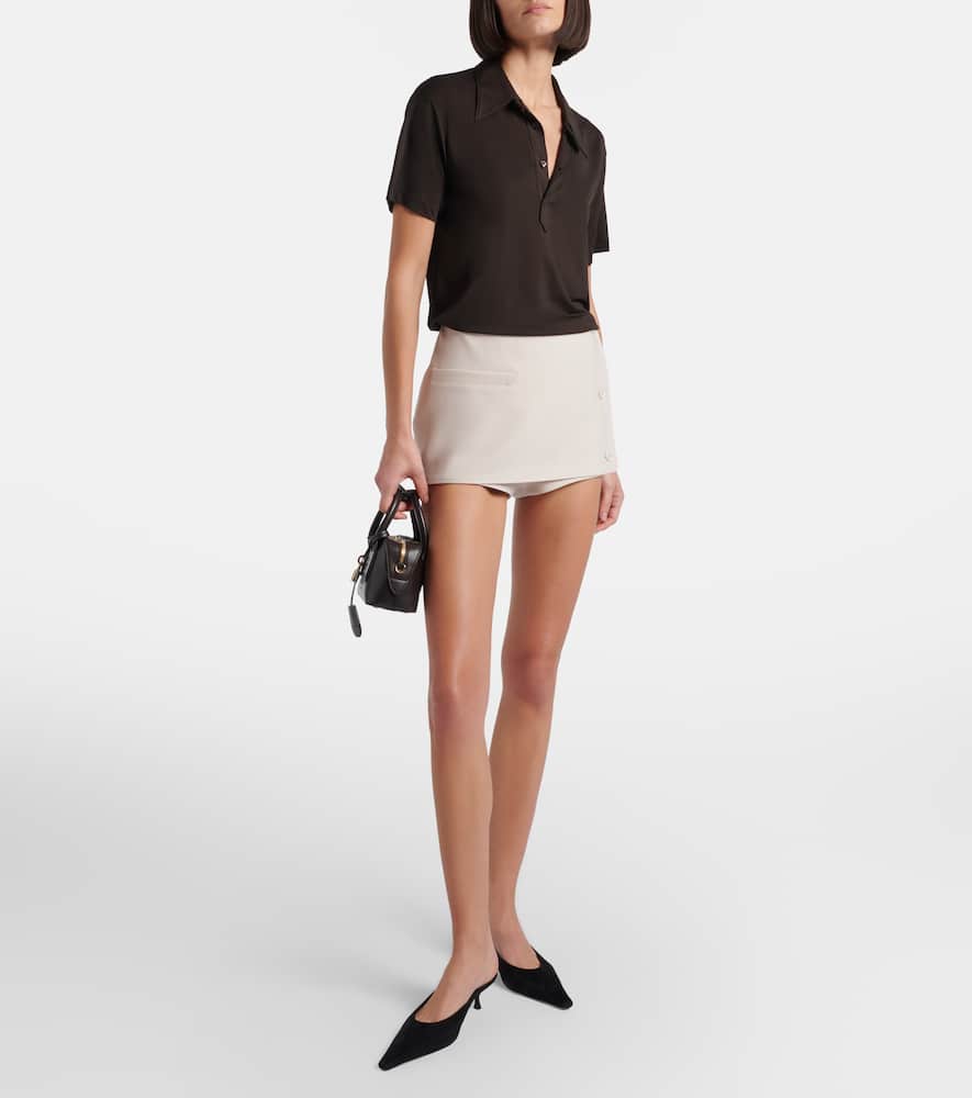 Courrèges Logo skort