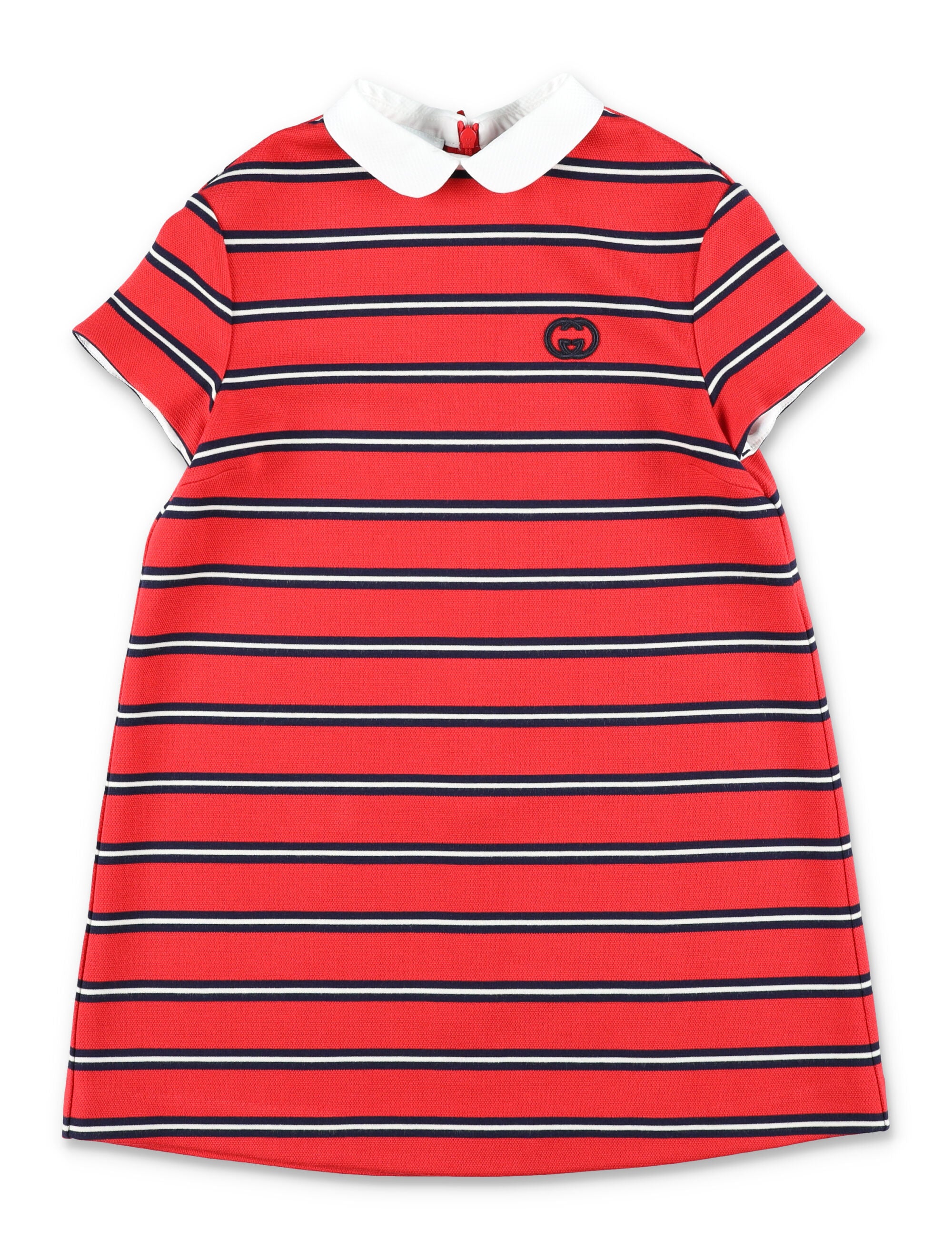 Girls Striped Polo Dress