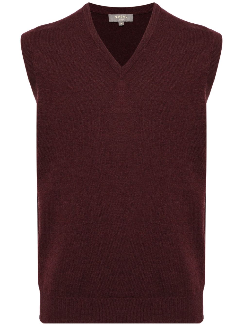 V-neck cashmere top - Blue