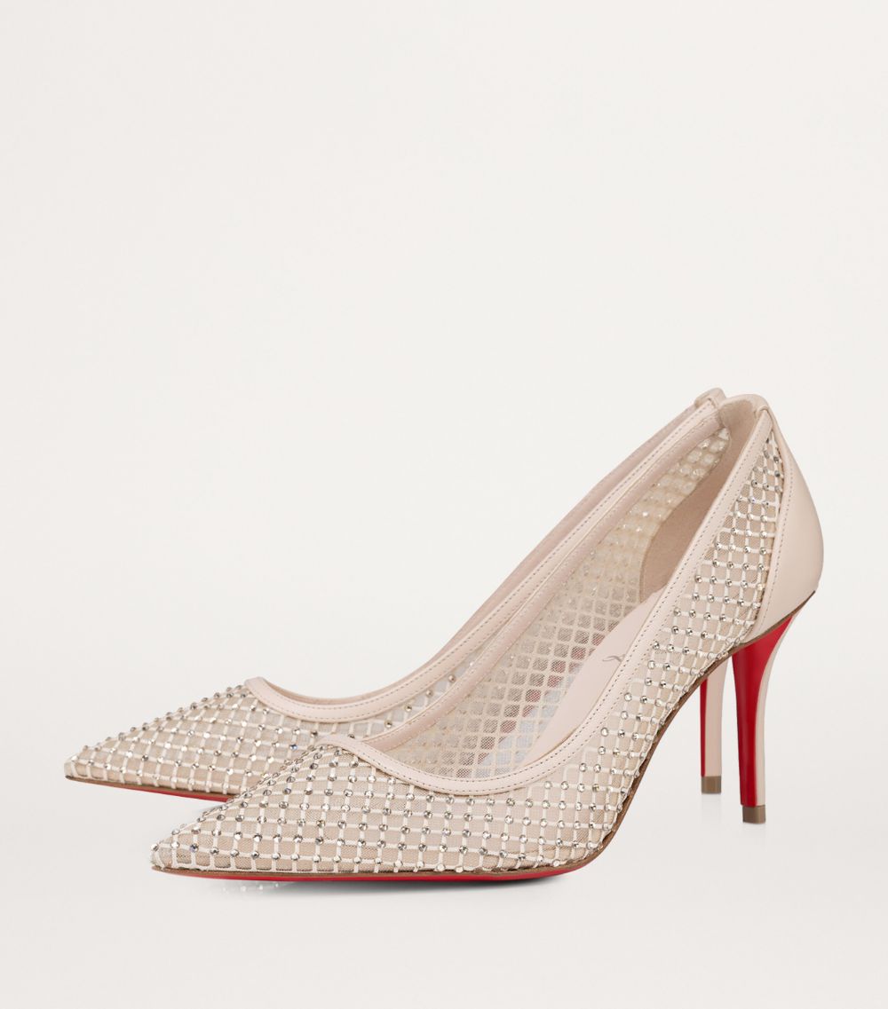 Apostropha Mesh Strass Pumps 80