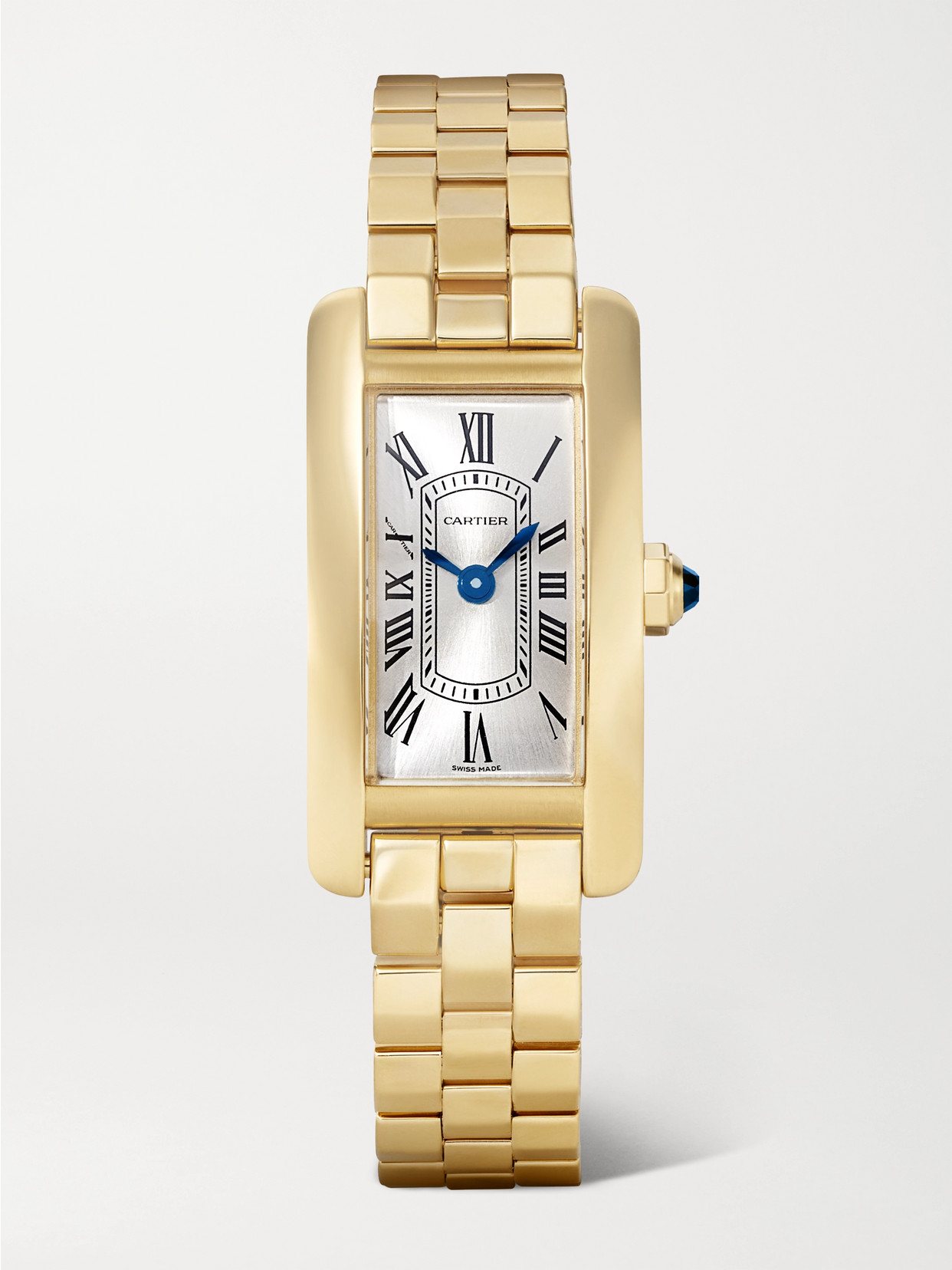 Tank Américaine Small Quartz-movement 18-karat Gold Watch, Ref. Crwgta0406 - One size