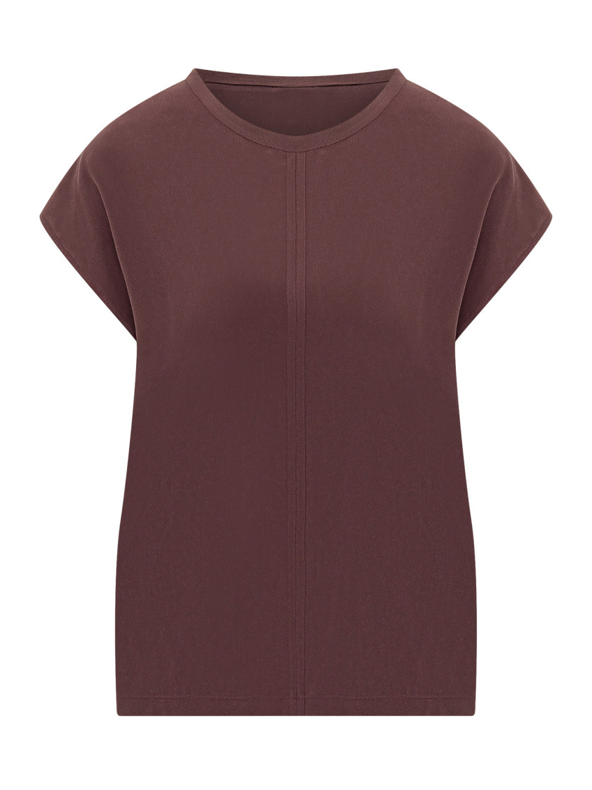 Brown Round Neck T-Shirt