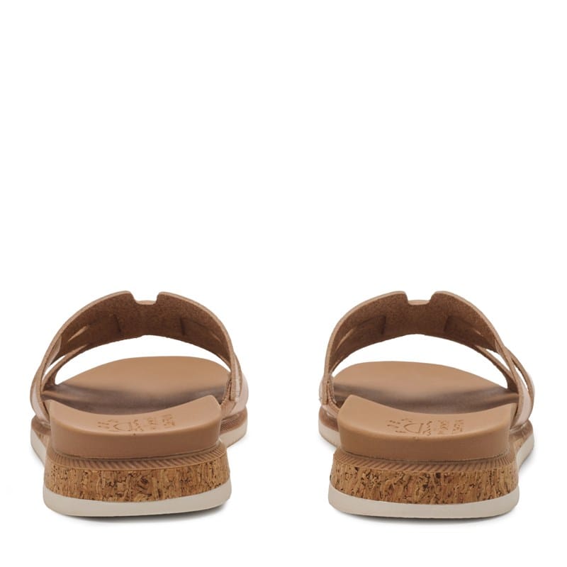 Women's Desert Kiss Low Peak Look Slide Sandals (Rose Gold)