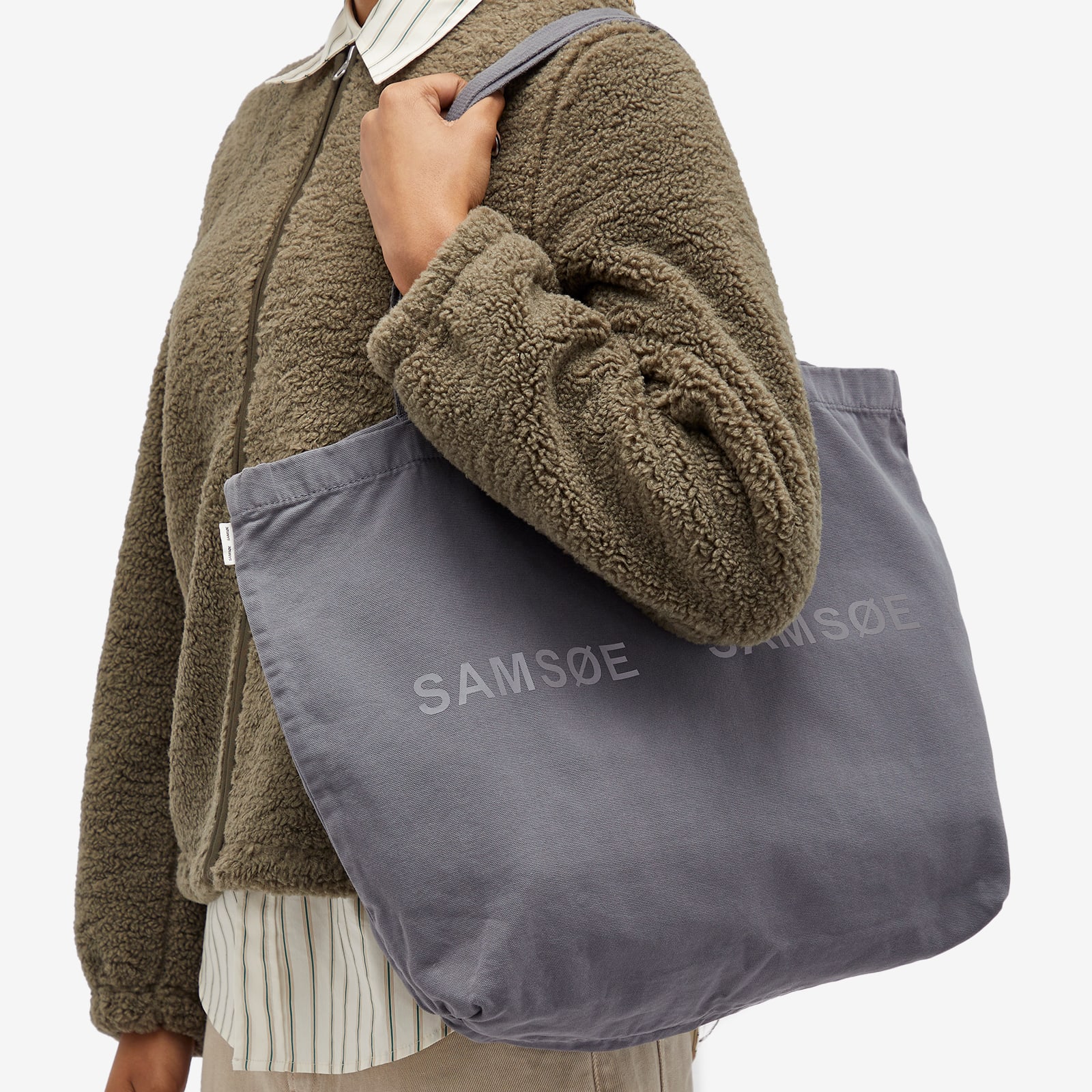 Samsøe Samsøe Women's Frinka Shopper in Iron Gate  F20300113