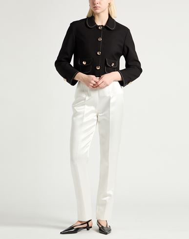 Woman Jacket Black Size 4 Polyester, Elastane