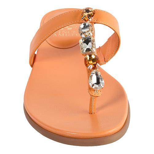 Eryntie Jeweled T-Strap Sandal - Black