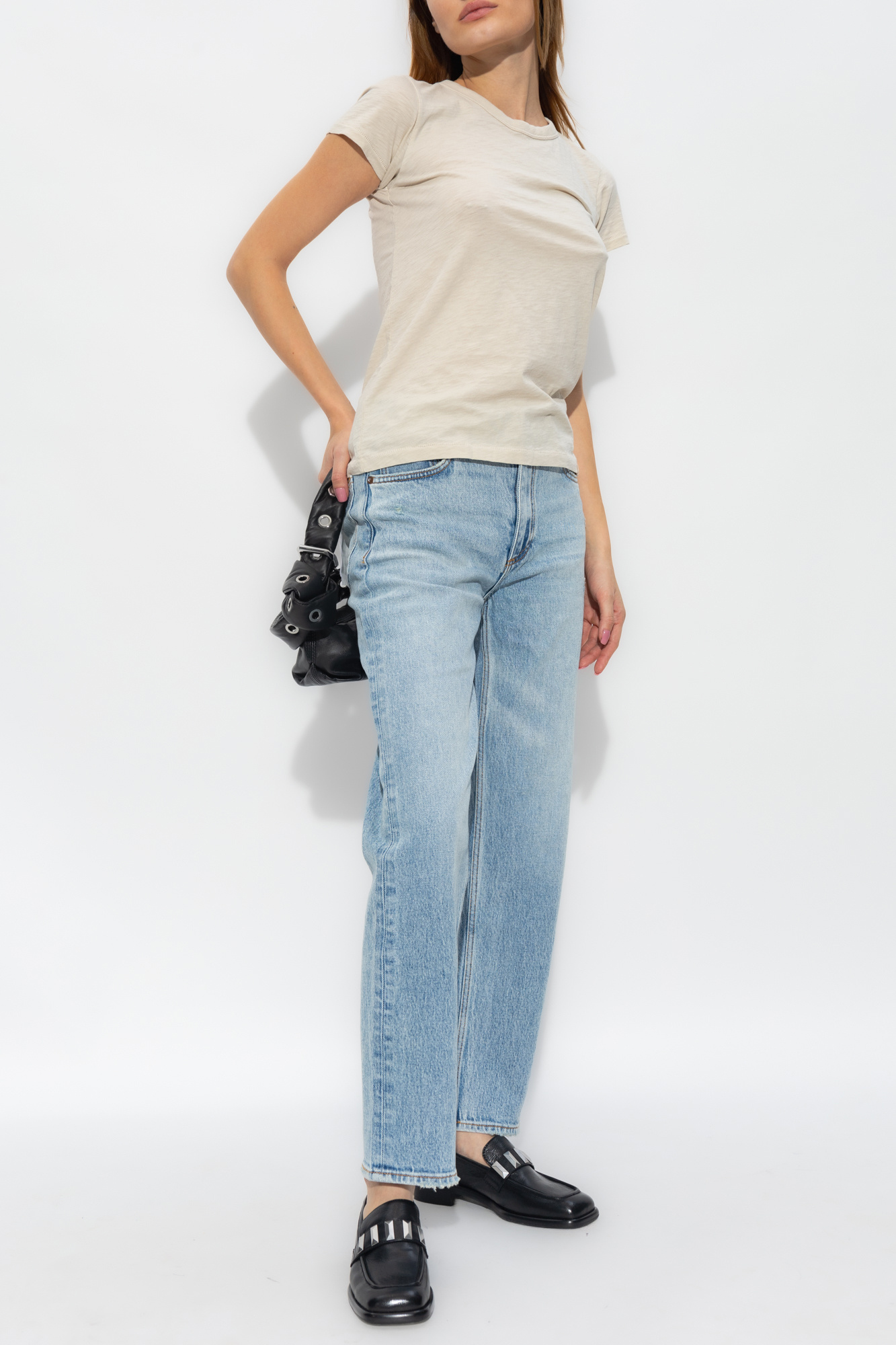 ‘Harlow’ Straight Leg Jeans, Women's, Blue