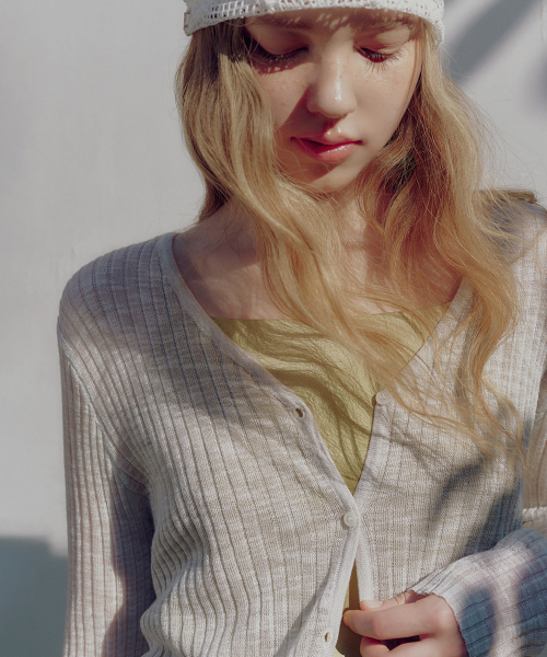 Poltin Sheer Long Sleeve Cardigan