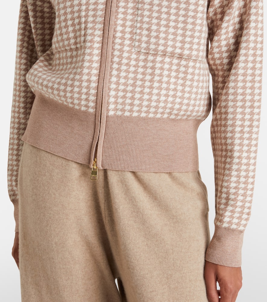 Ablett houndstooth jacquard jacket