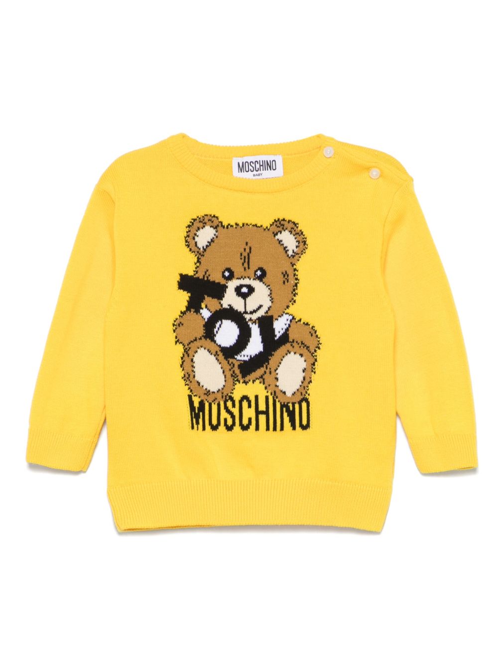 Teddy Bear sweater - Yellow
