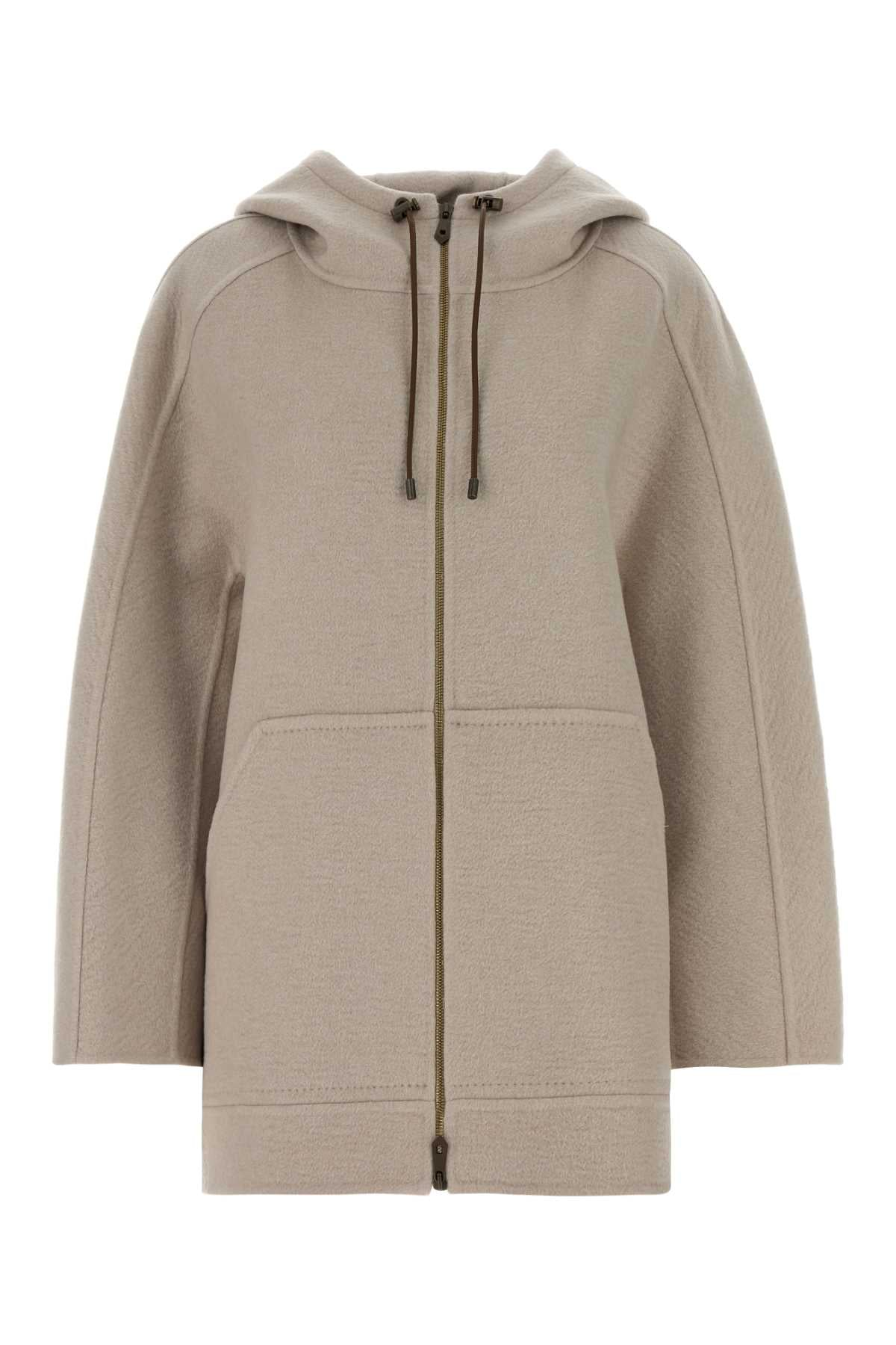100% Cashmere Coat — Beige