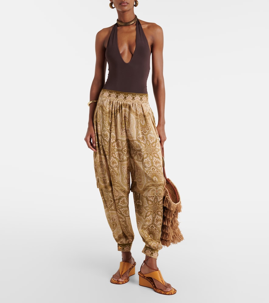 Luna halterneck open-back bodysuit