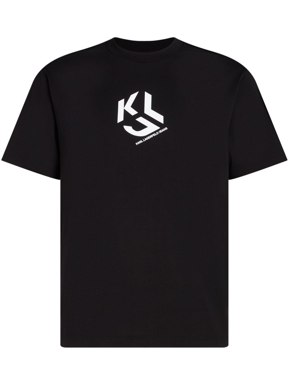 Logo-print organic cotton T-shirt - Black