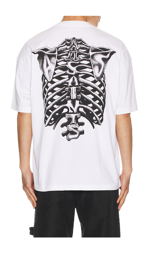 ALLSAINTS Anatomica Crew Tee in White. L. Also in S, M, XL/1X