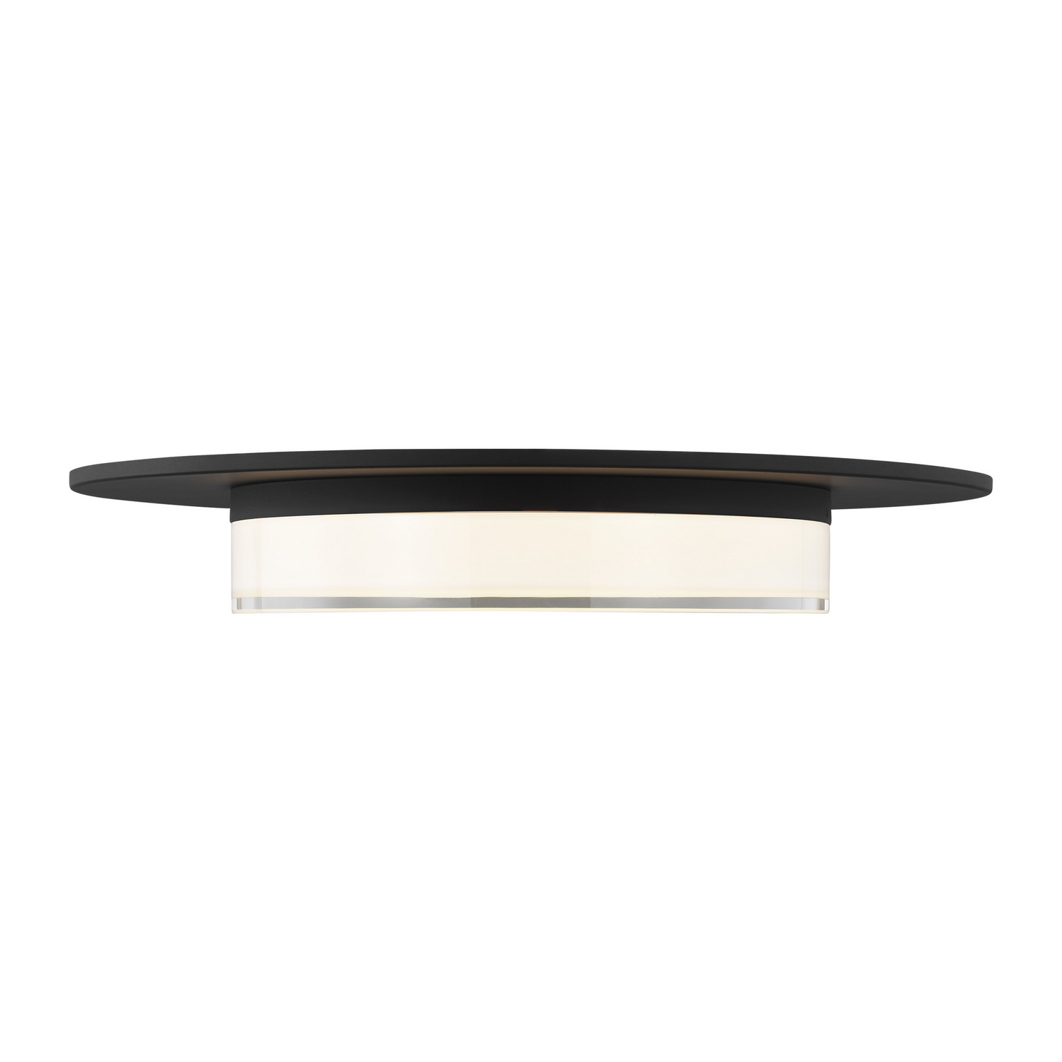 Sen 1-Light 2.60"H LED Flush Mount in Nightshade Black