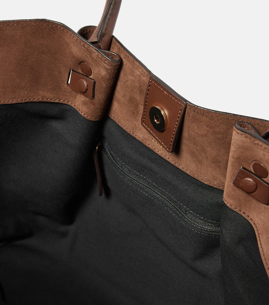 New York suede tote bag