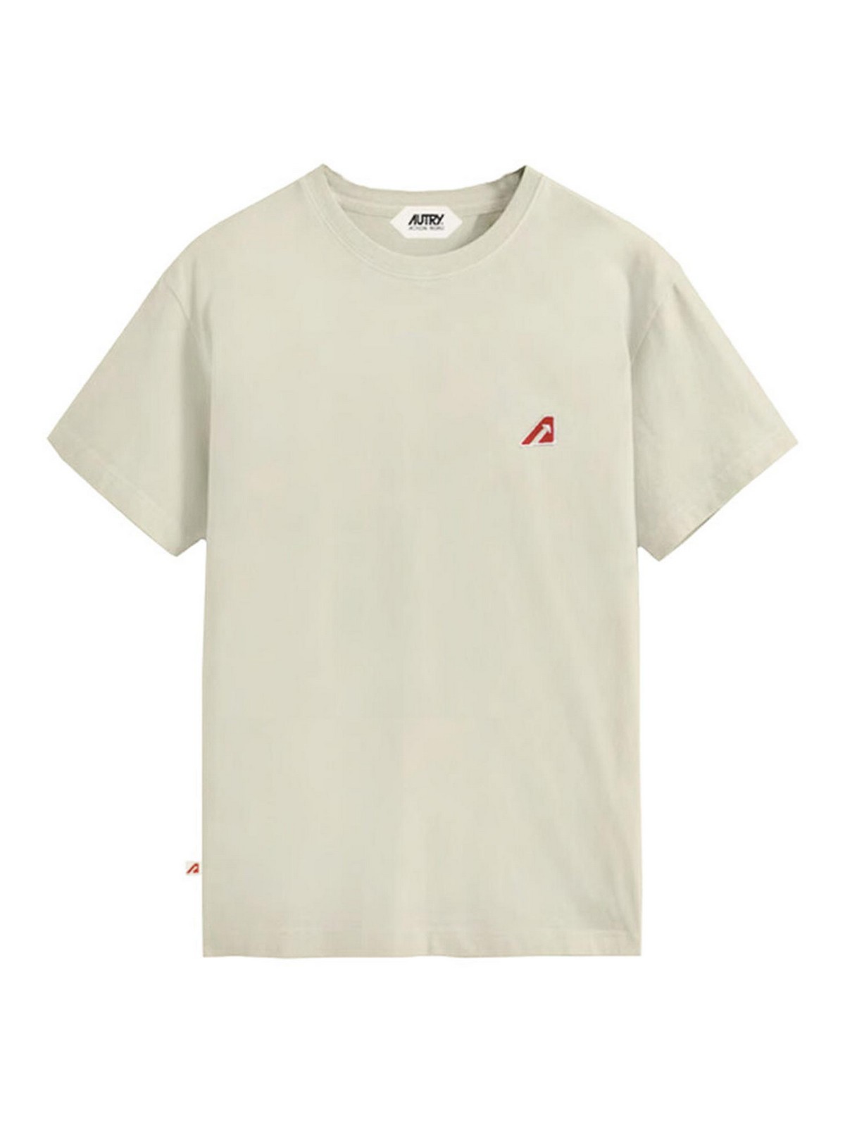 Logo-patch cotton T-shirt - White