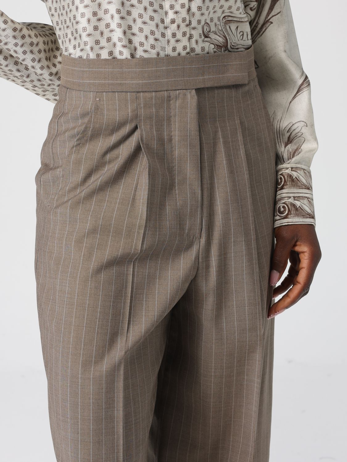 Pants Woman color Beige