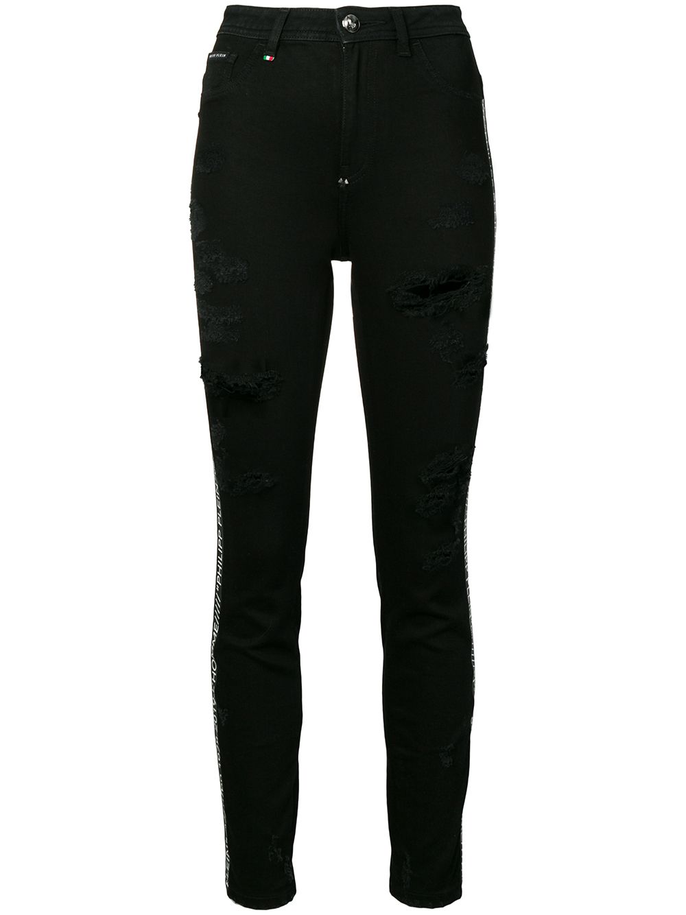 Distressed skinny jeans - Black