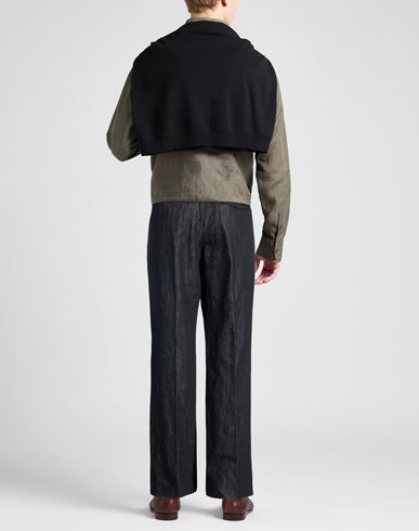 Man Jeans Blue Size 28 Cotton, Linen