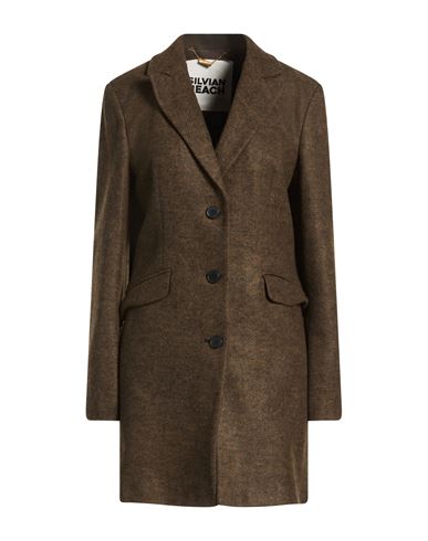Woman Coat Military green Size 12 Polyester
