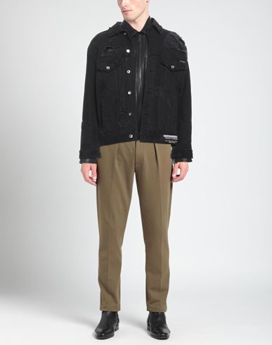 Man Denim outerwear Black