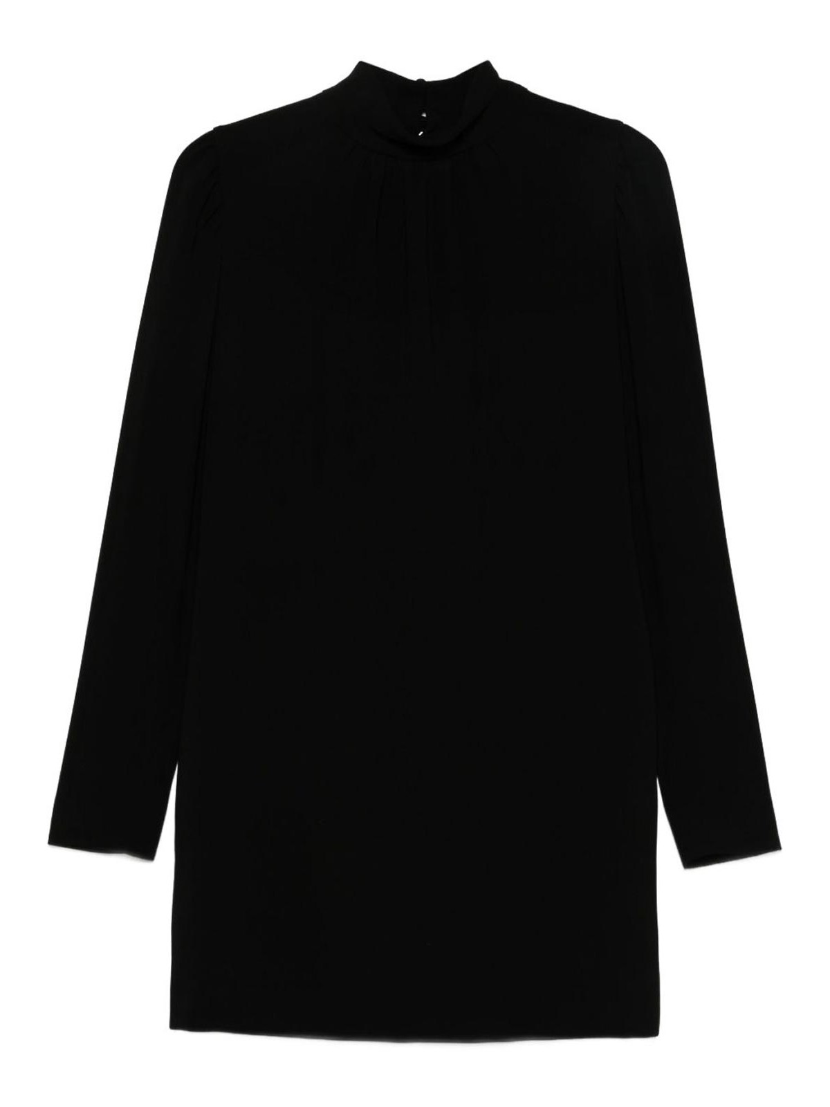 Long-Sleeved High-Neck Dress