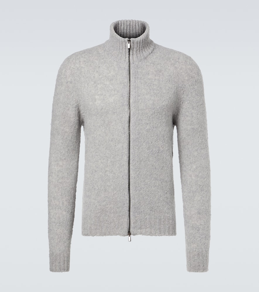 Wool and cashmere-blend cardigan