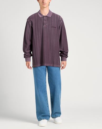 Man Polo shirt Plum Size XL Cotton