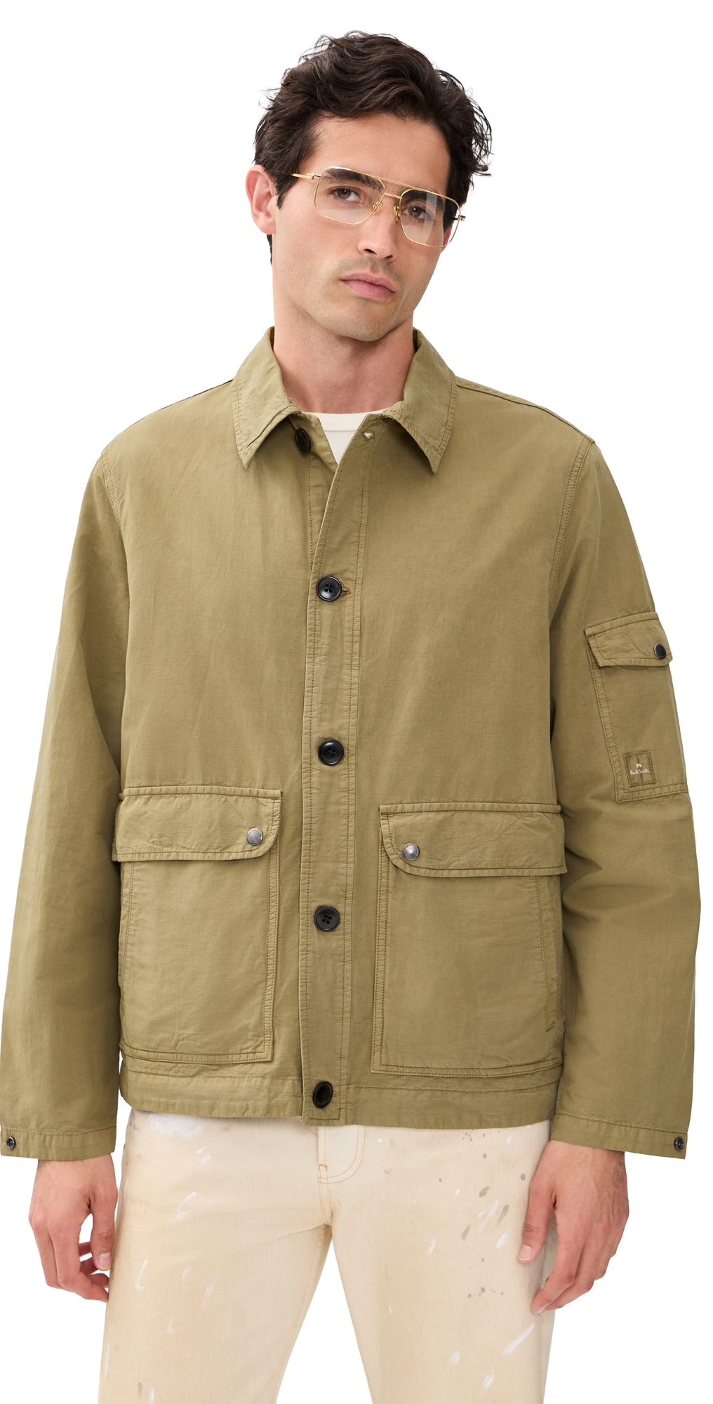 Shirt Jacket Olive Green