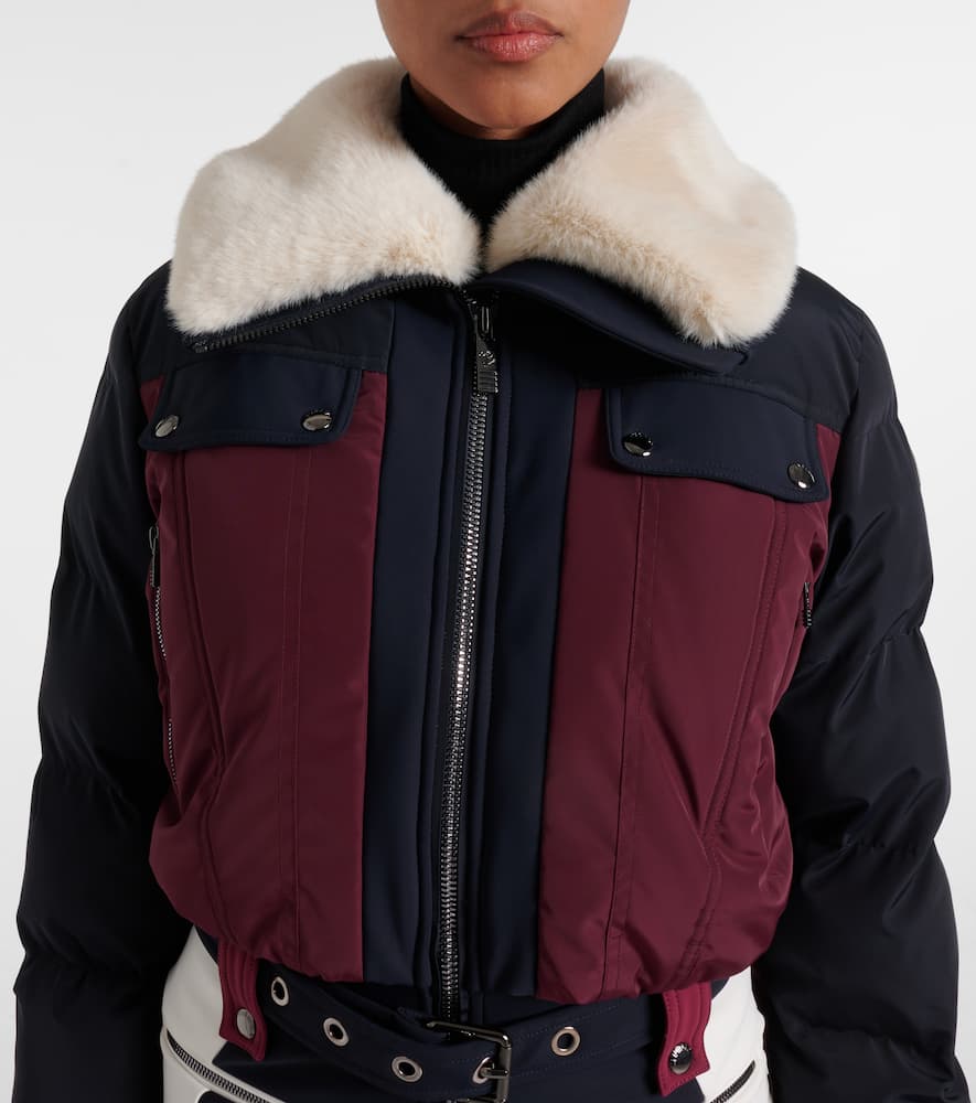 Karei faux fur-trimmed ski suit