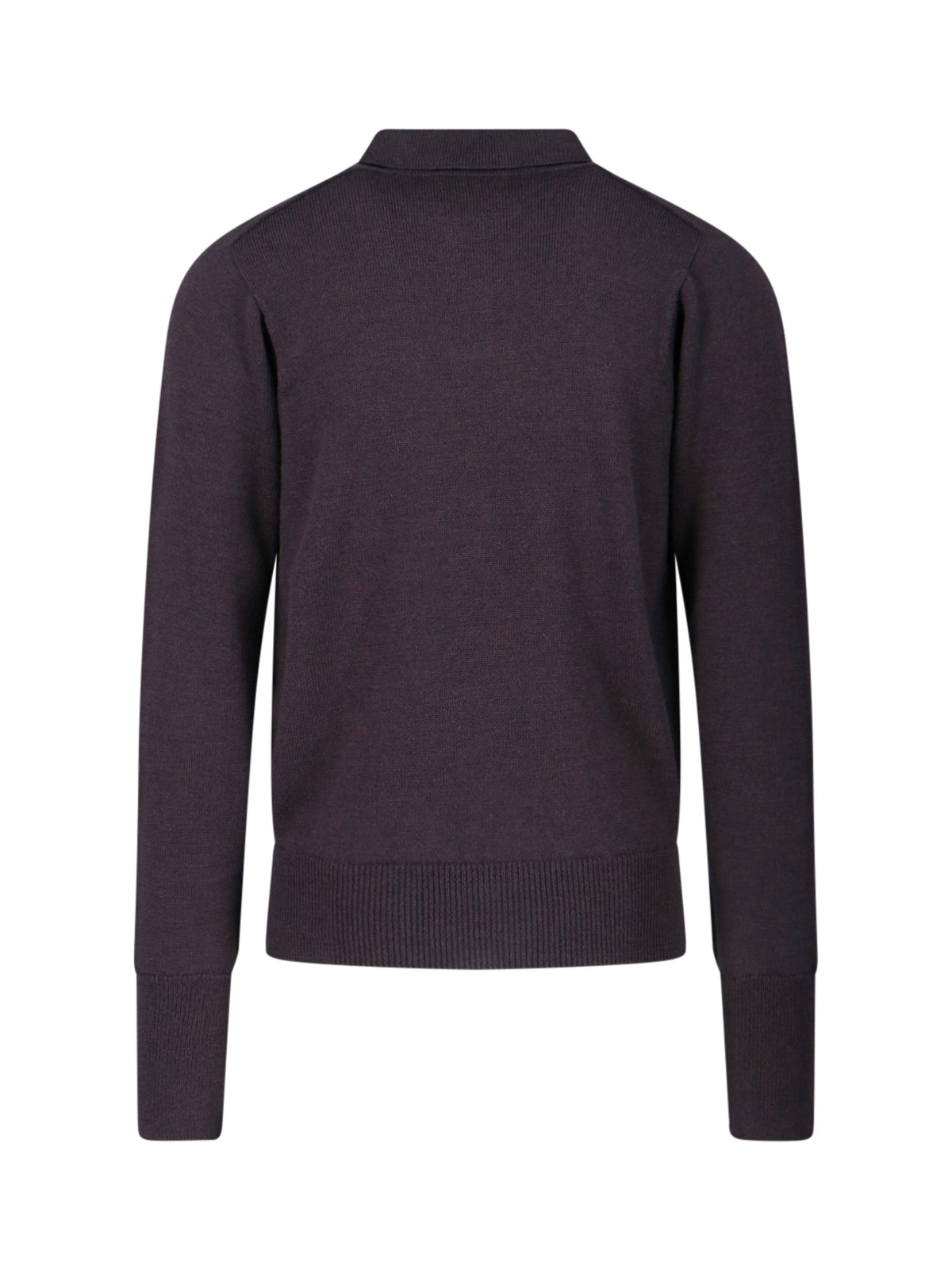 Merino Wool Polo Sweater