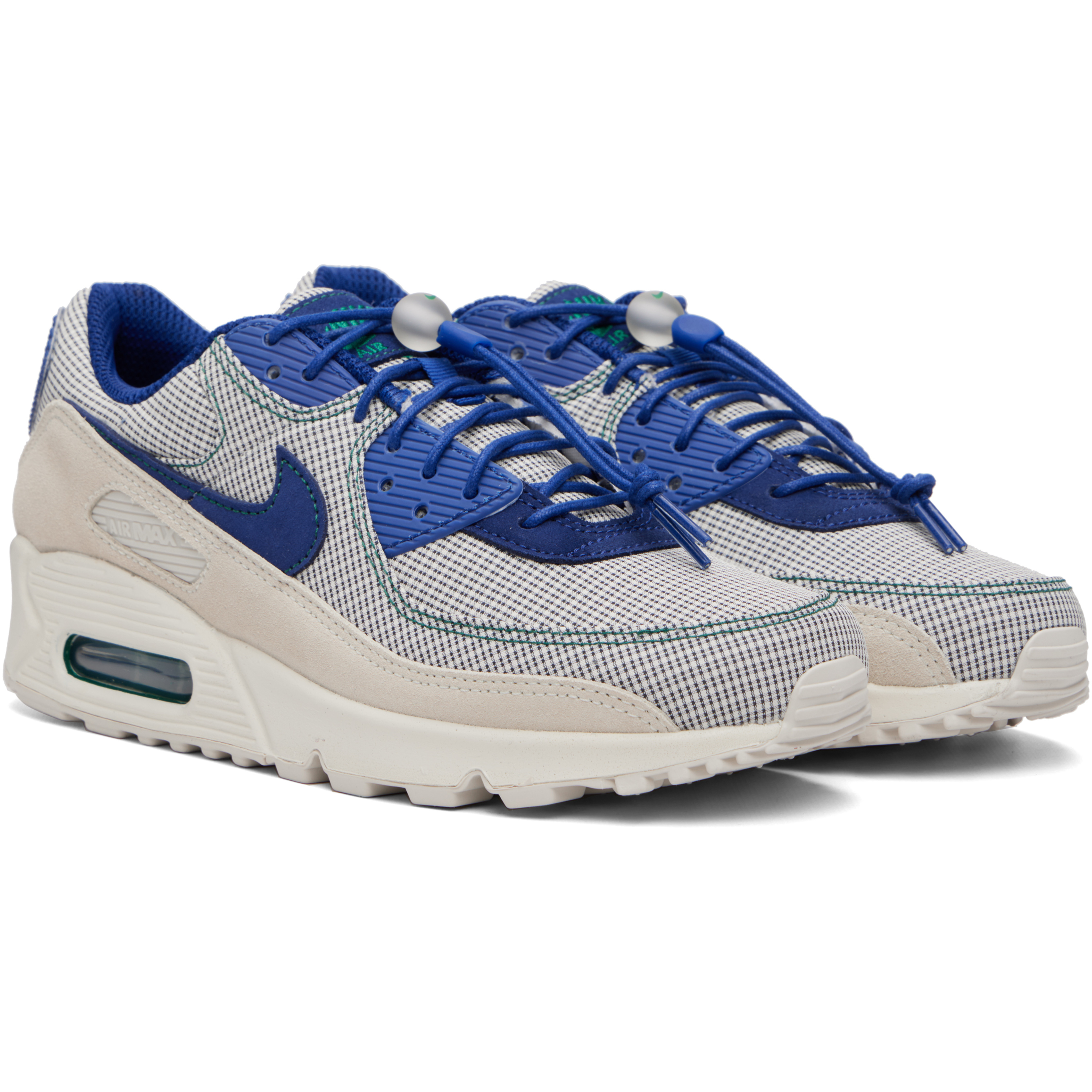Navy & Beige Air Max 90 Sneakers