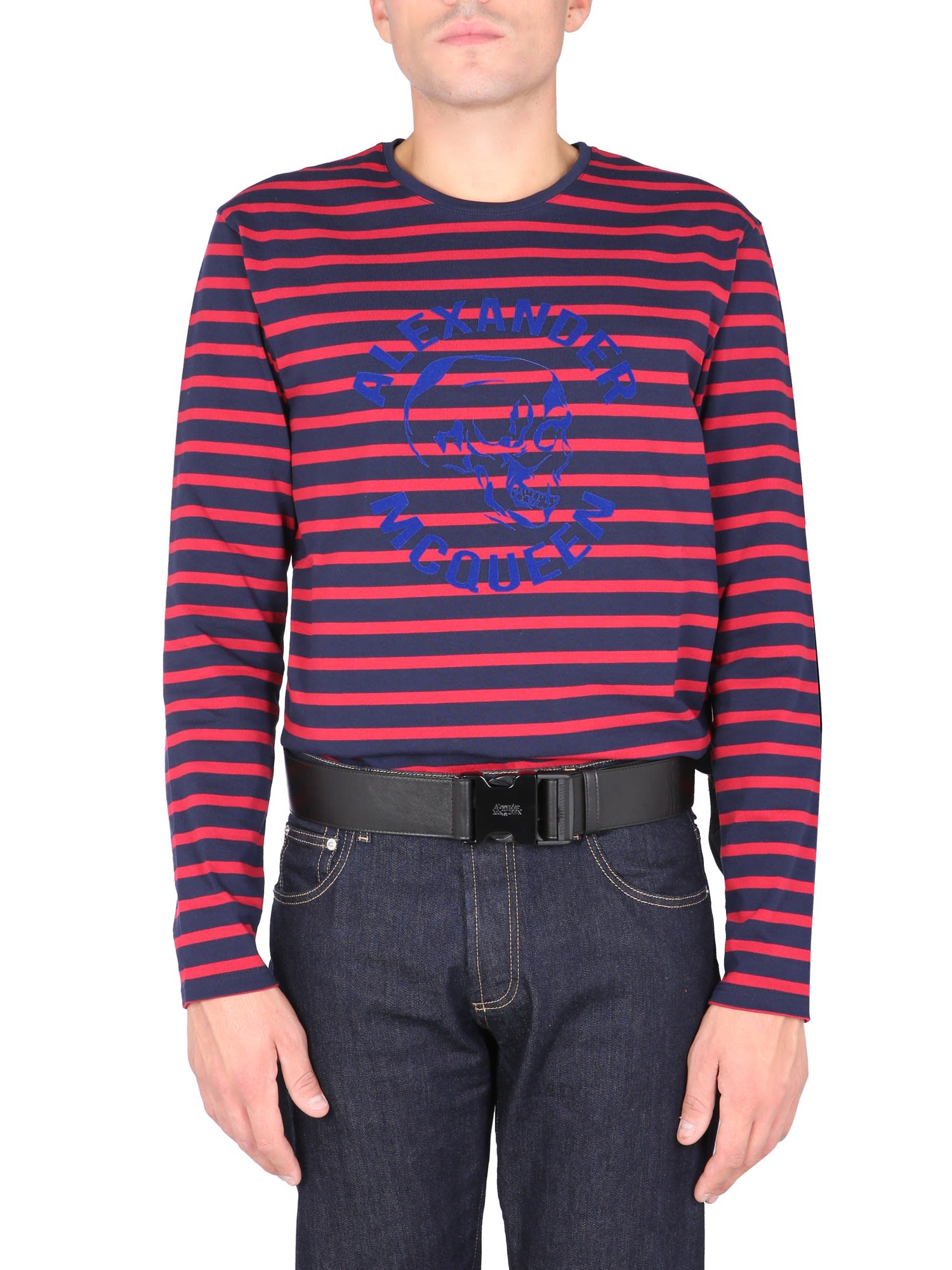 Striped long sleeve T-shirt