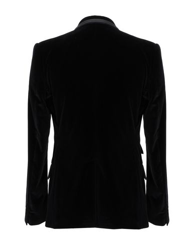 Man Blazer Black Size 44 Cotton, Polyester, Silk, Acetate, Acrylic