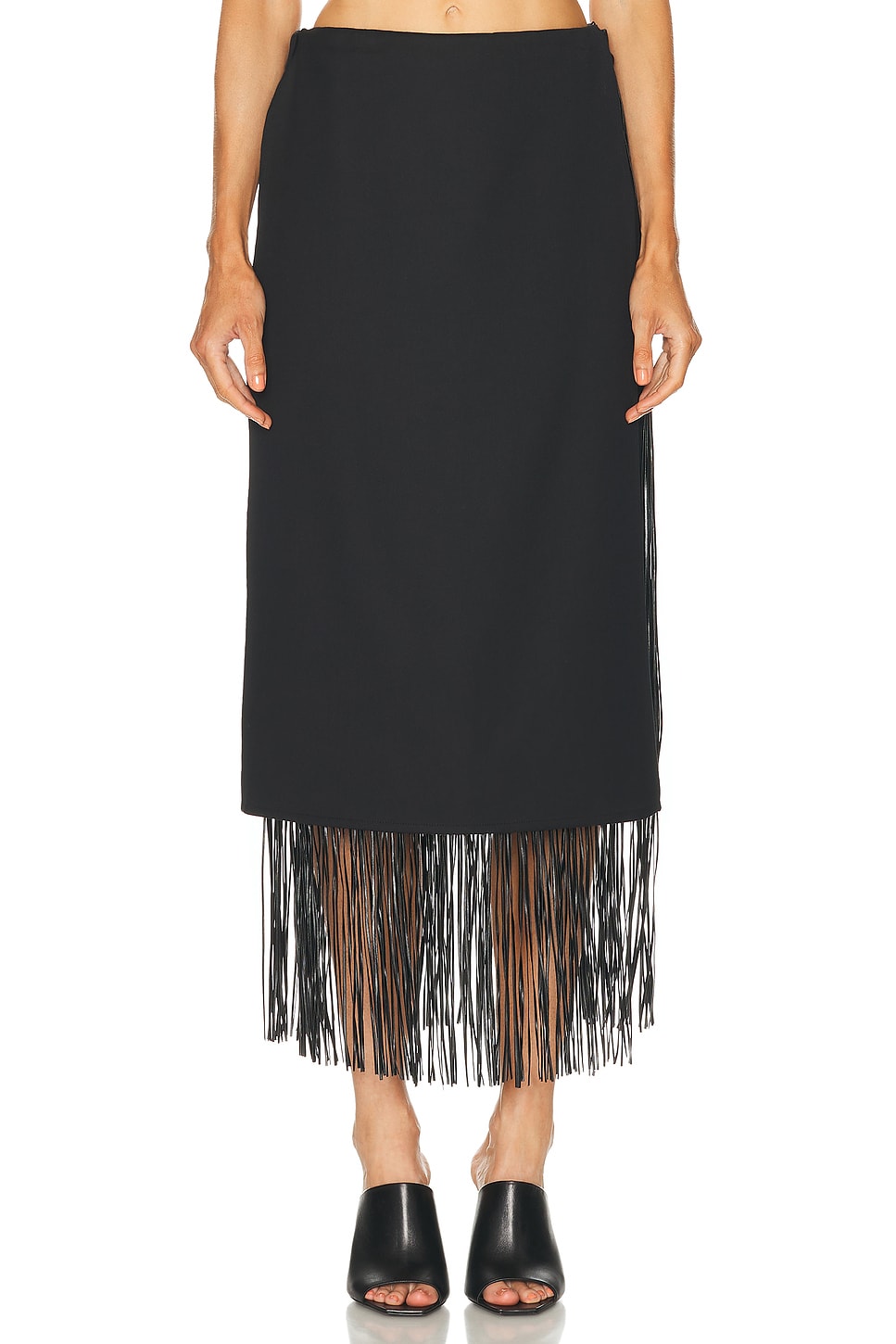 Sportmax Hiberis Skirt in Black - Black.  6 also in 0