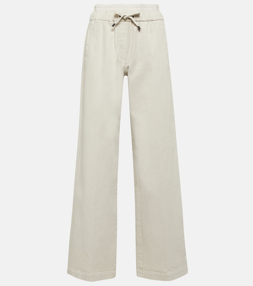 High-rise wide-leg jeans